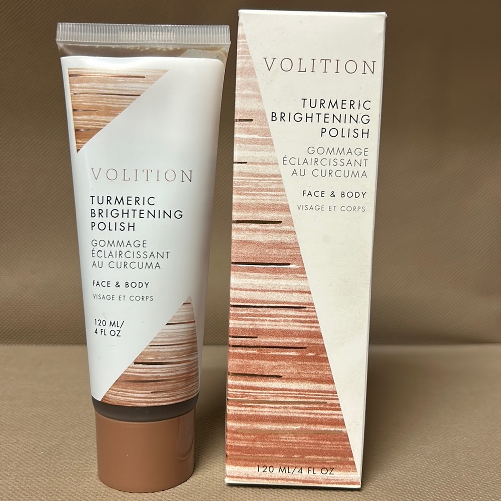 Volition Beauty Turmeric Brightening Polish Face Body
